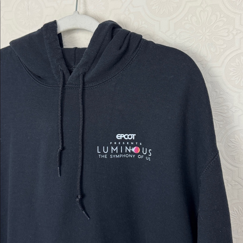 Walt Disney World EPCOT Merch Luminous Symphony Hoodie Pullover Sweatshirt Large - Picture 4 of 5